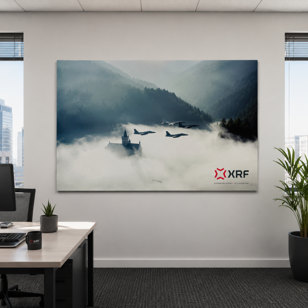 XRF Air Operations Foam Board Print – 150 × 100 cm