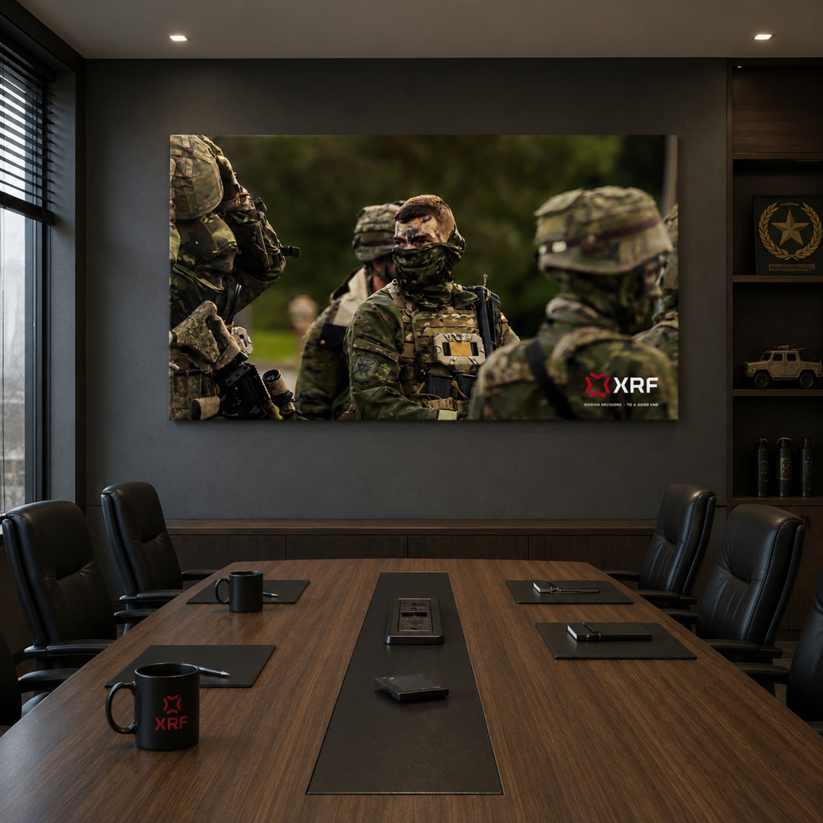XRF Ground Operations Foam Board Print – 180 × 100 cm