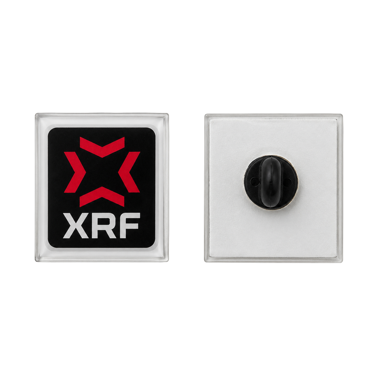 XRF Custom-Shaped Acrylic Pin