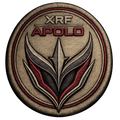 XRF Apolo Golden Wing Emblem Embroidered Patch