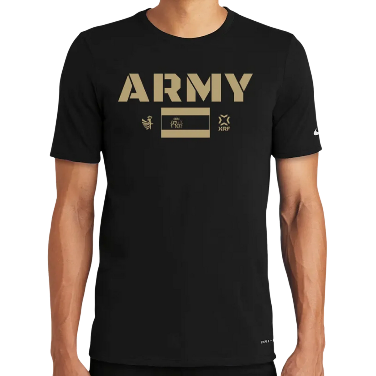 XRF Nike Army Performance T-Shirt – Black ( S, M, L, XL, XXL, 3XL )