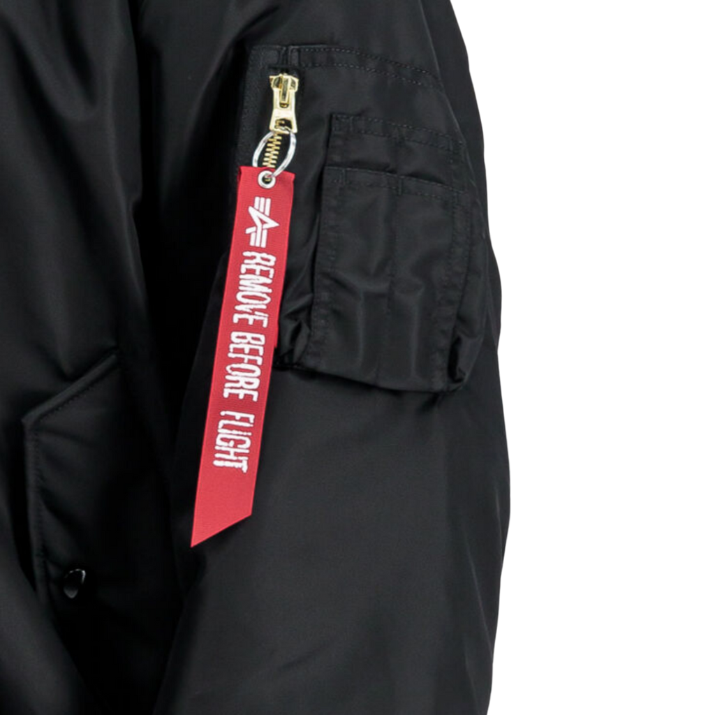 XRF Alpha Industries MA-1 Heritage Bomber Jacket – Black (S, M, L, XL, 2XL )