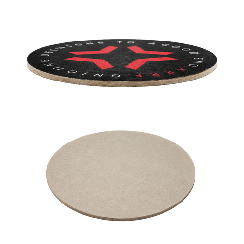XRF Round Cardboard Coasters – Set of 12