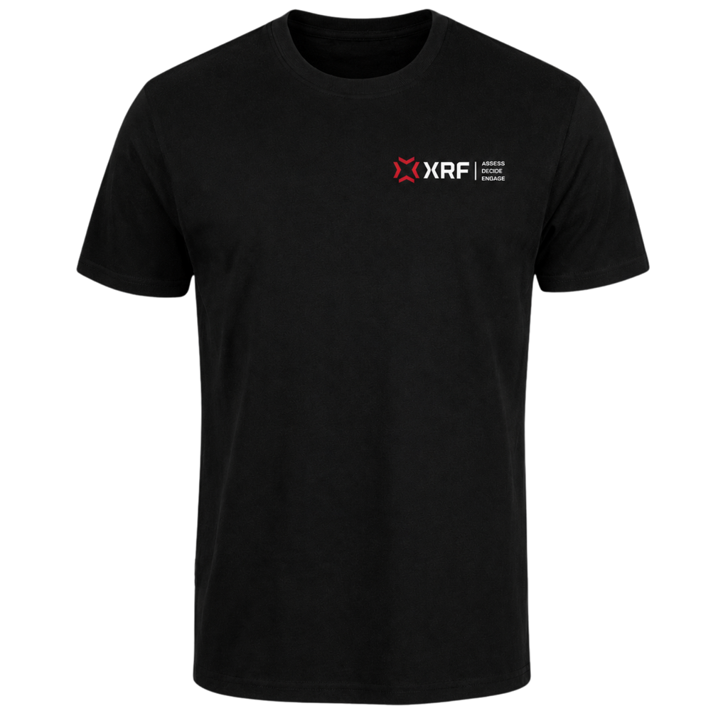 XRF Men’s Classic Black T-Shirt ( S, M, L, XL )