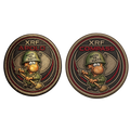 XRF Apolo & Compass “Nasío Pa Matá” Barracks Satire Embroidered Patch Set – 2-Pack