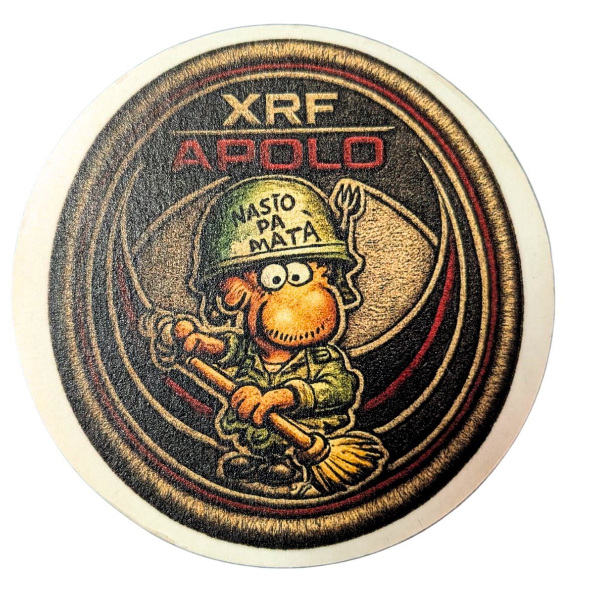 XRF Apolo “Nasío Pa Matá” Round Flexible Magnet