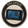 XRF APOLO Blue Systems Embroidered Patch (One Size)