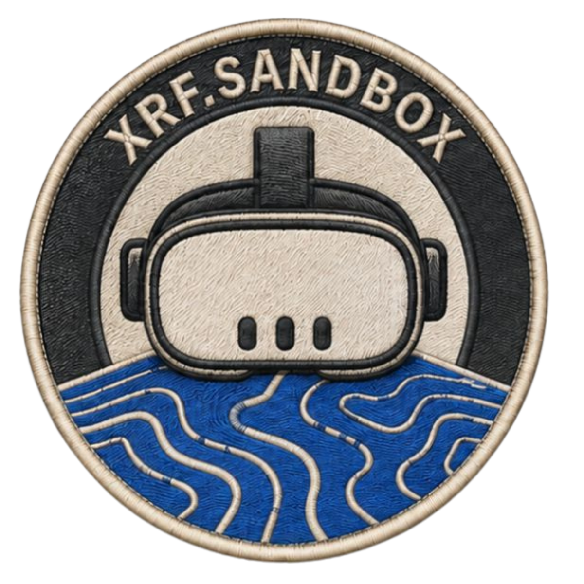 XRF SANDBOX Blue Systems Embroidered Patch (One Size)