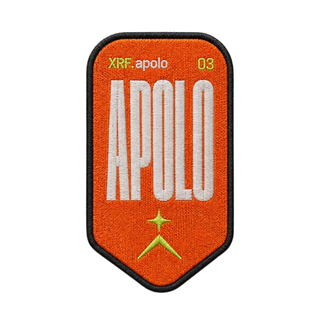 XRF Tri-Form Operations Embroidered Patch Set – Colossus, Sandbox & Apolo – 3-Pack