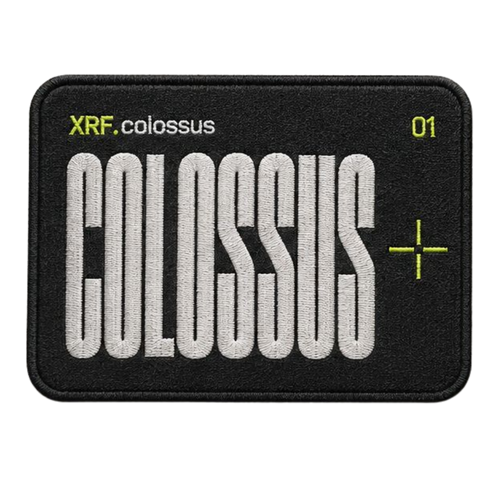 XRF Tri-Form Operations Embroidered Patch Set – Colossus, Sandbox & Apolo – 3-Pack